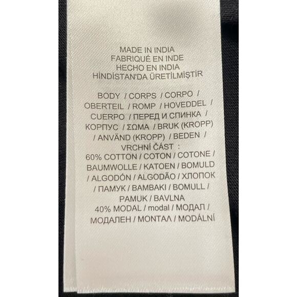 Lauren Ralph Lauren Black Label Boat Neck Short Sleeve Logo Script Shirt Large - Picture 4 of 7